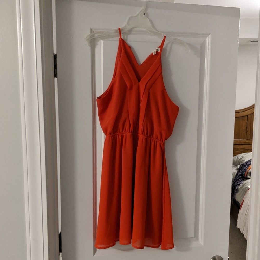 Coral dress